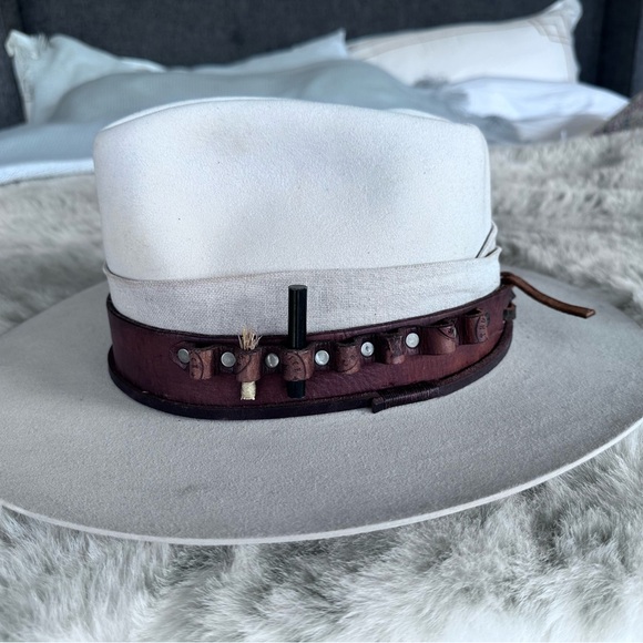 Thunder Voice Hat Co - One of a Kind Western Hat 7 1/2 - Picture 2 of 15